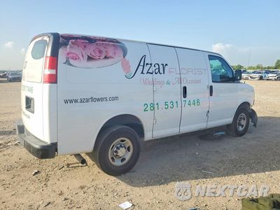 Trzecie zdjęcie samochodu z tyłu: 2018 CHEVROLET EXPRESS G2500 VIN:1GCWGAFP7J1283234 - miniatura