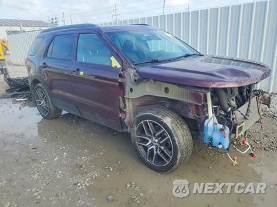 Czwarte zdjęcie samochodu z boku: 2018 FORD EXPLORER SPORT VIN:1FM5K8GT7JGB35575 - miniatura