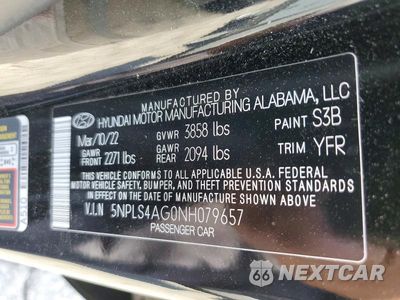 Zdjęcie 13 z 13 samochodu: 2022 HYUNDAI ELANTRA SEL VIN:5NPLS4AG0NH079657 - miniatura