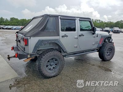Trzecie zdjęcie samochodu z tyłu: 2015 JEEP WRANGLER UNLIMITED SPORT VIN:1C4BJWDG6FL503555 - miniatura