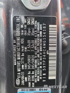 Zdjęcie 13 z 13 samochodu: 2021 KIA TELLURIDE EX VIN:5XYP34HC4MG154187 - miniatura