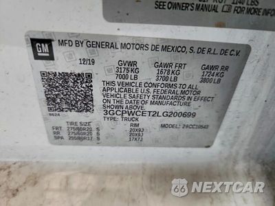 Zdjęcie 13 z 13 samochodu: 2020 CHEVROLET SILVERADO C1500 LT VIN:3GCPWCET2LG200699 - miniatura