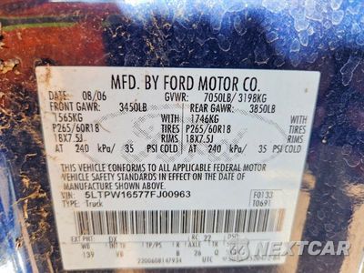 Zdjęcie 12 z 12 samochodu: 2007 LINCOLN MARK LT VIN:5LTPW16577FJ00963 - miniatura