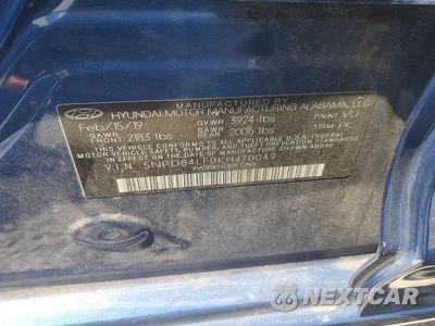 Zdjęcie 12 z 12 samochodu: 2019 HYUNDAI ELANTRA SEL VIN:5NPD84LF0KH470049 - miniatura