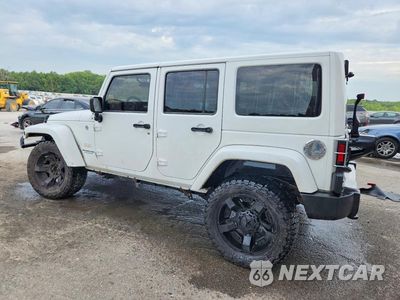 Drugie zdjęcie samochodu z przodu: 2014 JEEP WRANGLER UNLIMITED SAHARA VIN:1C4BJWEG7EL274249 - miniatura