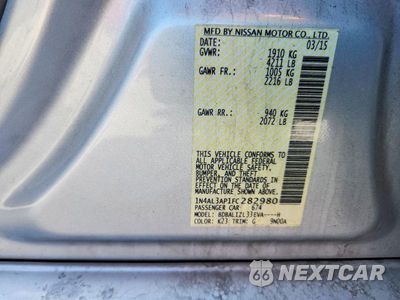 Zdjęcie 12 z 12 samochodu: 2015 NISSAN ALTIMA 2.5 SV VIN:1N4AL3AP1FC282980 - miniatura
