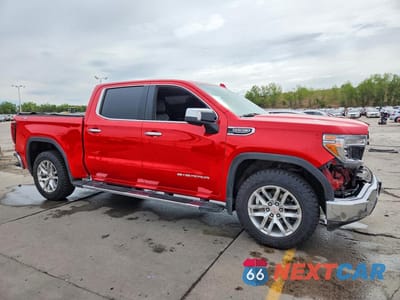 Czwarte zdjęcie samochodu z boku: 2020 GMC SIERRA K1500 SLT VIN:3GTU9DED7LG255349 - miniatura