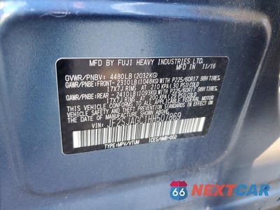 Zdjęcie 13 z 13 samochodu: 2017 SUBARU FORESTER 2.5I PREMIUM VIN:JF2SJAGC1HH507869 - miniatura