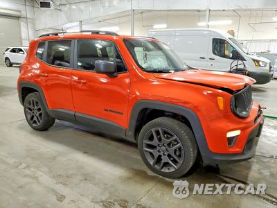 Czwarte zdjęcie samochodu z boku: 2021 JEEP RENEGADE LATITUDE VIN:ZACNJDBB1MPM53873 - miniatura