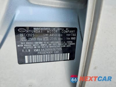 Zdjęcie 12 z 12 samochodu: 2024 HYUNDAI SONATA SEL VIN:KMHL64JA6RA367935 - miniatura