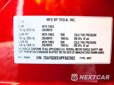 Zdjęcie 13 z 13 samochodu: 2023 TESLA MODEL Y VIN:7SAYGDEE4PF662902 - miniatura