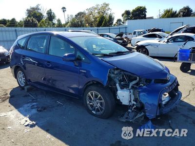 Czwarte zdjęcie samochodu z boku: 2017 TOYOTA PRIUS V FOUR VIN:JTDZN3EU1HJ063197 - miniatura