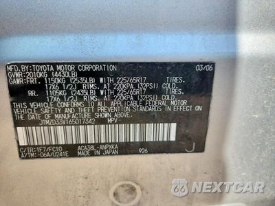 Zdjęcie 13 z 13 samochodu: 2006 TOYOTA RAV4 BASE VIN:JTMZD33V165017342 - miniatura