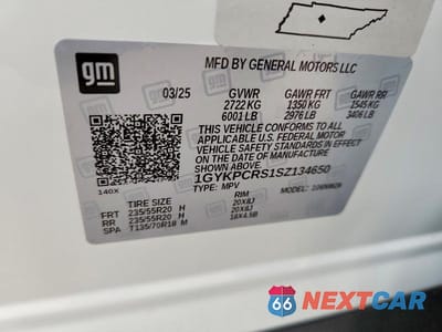 Zdjęcie 13 z 13 samochodu: 2025 CADILLAC XT6 PLATINUM PREMIUM LUXURY VIN:1GYKPCRS1SZ134650 - miniatura