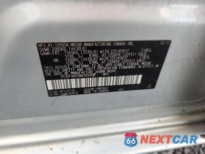 Zdjęcie 13 z 13 samochodu: 2011 TOYOTA RAV4 BASE VIN:2T3ZF4DV3BW105066 - miniatura