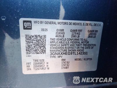 Zdjęcie 12 z 12 samochodu: 2026 CHEVROLET EQUINOX LT VIN:3GNAXHEG9TL142351 - miniatura
