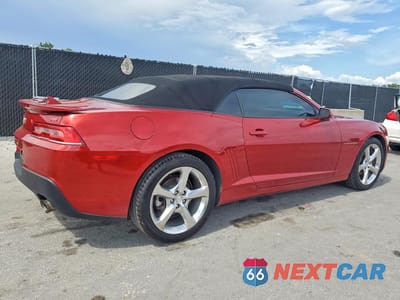 Trzecie zdjęcie samochodu z tyłu: 2015 CHEVROLET CAMARO LT VIN:2G1FF3D30F9200981 - miniatura