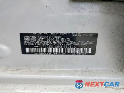 Zdjęcie 12 z 12 samochodu: 2009 SUBARU IMPREZA 2.5I VIN:JF1GE61689H517136 - miniatura
