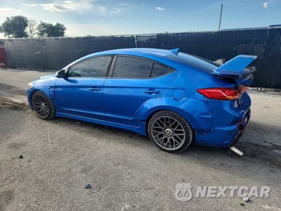 Drugie zdjęcie samochodu z przodu: 2018 HYUNDAI ELANTRA SPORT VIN:KMHD04LB4JU571874 - miniatura