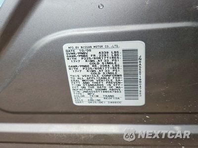 Zdjęcie 12 z 12 samochodu: 2009 NISSAN ROGUE S VIN:JN8AS58T19W047983 - miniatura