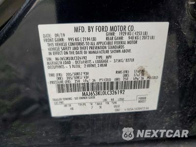 Zdjęcie 13 z 13 samochodu: 2020 FORD ECOSPORT TITANIUM VIN:MAJ6S3KL0LC326192 - miniatura