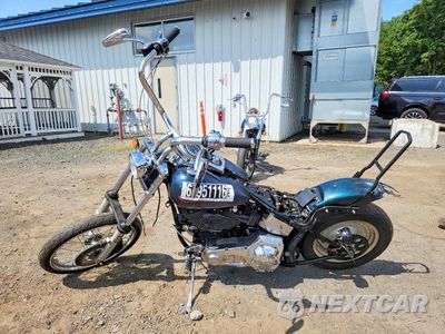 Trzecie zdjęcie samochodu z tyłu: 1999 HARLEY-DAVIDSON FXST CUSTOM VIN:1HD1BKL17XY028581 - miniatura
