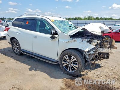 Czwarte zdjęcie samochodu z boku: 2018 NISSAN PATHFINDER SL VIN:5N1DR2MN4JC615168 - miniatura