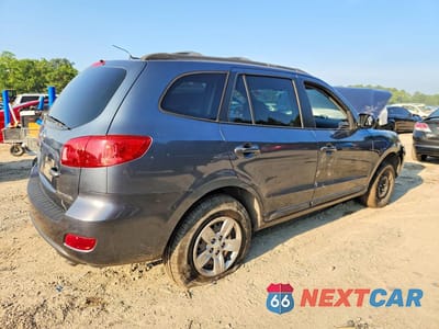 Trzecie zdjęcie samochodu z tyłu: 2009 HYUNDAI SANTA FE GLS VIN:5NMSG13D09H250425 - miniatura