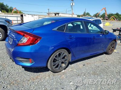 Trzecie zdjęcie samochodu z tyłu: 2019 HONDA CIVIC SPORT VIN:2HGFC2F88KH506069 - miniatura