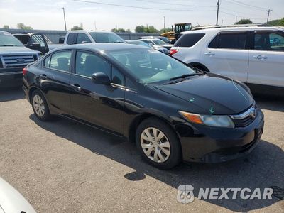 Czwarte zdjęcie samochodu z boku: 2012 HONDA CIVIC LX VIN:19XFB2F55CE079017 - miniatura
