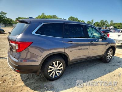 Trzecie zdjęcie samochodu z tyłu: 2021 HONDA PILOT EXL VIN:5FNYF6H5XMB053459 - miniatura