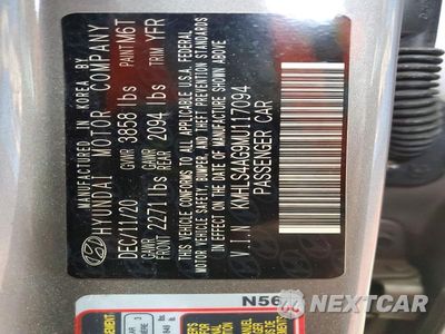 Zdjęcie 12 z 12 samochodu: 2021 HYUNDAI ELANTRA SEL VIN:KMHLS4AG9MU117094 - miniatura