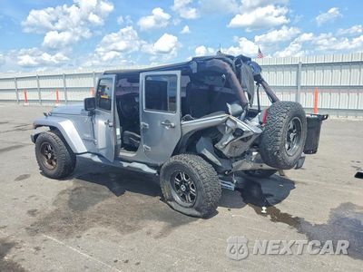 Drugie zdjęcie samochodu z przodu: 2015 JEEP WRANGLER UNLIMITED SAHARA VIN:1C4BJWEG0FL537960 - miniatura