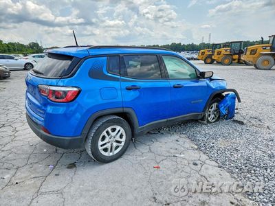 Trzecie zdjęcie samochodu z tyłu: 2018 JEEP COMPASS VIN:3C4NJCAB0JT233093 - miniatura