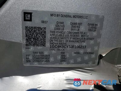 Zdjęcie 12 z 12 samochodu: 2018 CHEVROLET SILVERADO K3500 LTZ VIN:1GC4K0CY3JF106213 - miniatura