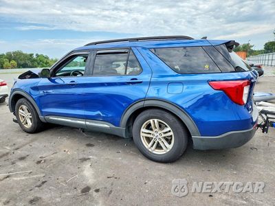 Drugie zdjęcie samochodu z przodu: 2022 FORD EXPLORER XLT VIN:1FMSK7DH0NGA36762 - miniatura