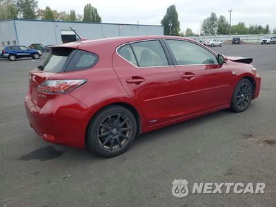 Trzecie zdjęcie samochodu z tyłu: 2012 LEXUS CT 200 VIN:JTHKD5BH8C2054361 - miniatura
