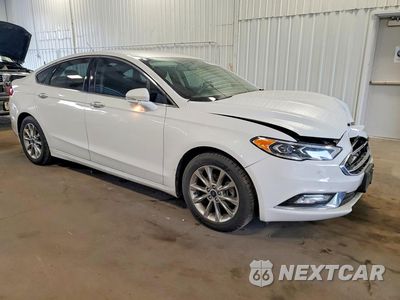 Czwarte zdjęcie samochodu z boku: 2017 FORD FUSION SE VIN:3FA6P0HD2HR227849 - miniatura