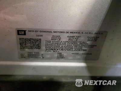Zdjęcie 13 z 13 samochodu: 2019 CHEVROLET EQUINOX LT VIN:3GNAXUEV6KL228786 - miniatura