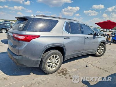 Trzecie zdjęcie samochodu z tyłu: 2019 CHEVROLET TRAVERSE LT VIN:1GNERGKWXKJ287969 - miniatura