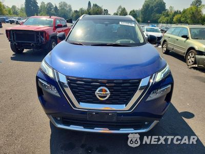 Piąte zdjęcie samochodu w środku: 2021 NISSAN ROGUE PLATINUM VIN:JN8AT3DD0MW320470 - miniatura
