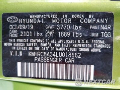Zdjęcie 13 z 13 samochodu: 2020 HYUNDAI VENUE SEL VIN:KMHRC8A34LU018662 - miniatura