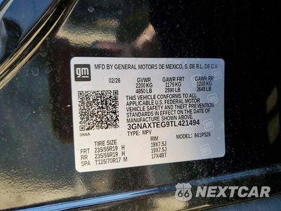 Zdjęcie 13 z 13 samochodu: 2026 CHEVROLET EQUINOX RS VIN:3GNAXTEG9TL421494 - miniatura