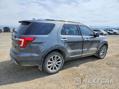 Trzecie zdjęcie samochodu z tyłu: 2017 FORD EXPLORER LIMITED VIN:1FM5K8FH2HGA12967 - miniatura