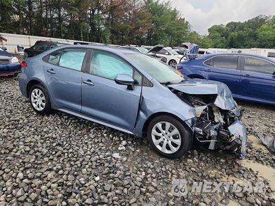 Czwarte zdjęcie samochodu z boku: 2021 TOYOTA COROLLA LE VIN:5YFEPMAE0MP182958 - miniatura