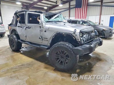 Czwarte zdjęcie samochodu z boku: 2018 JEEP WRANGLER UNLIMITED SPORT VIN:1C4BJWDG4JL808254 - miniatura