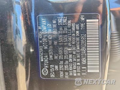 Zdjęcie 13 z 13 samochodu: 2019 HYUNDAI KONA SE VIN:KM8K12AA8KU285952 - miniatura