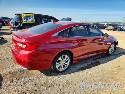 Trzecie zdjęcie samochodu z tyłu: 2019 HONDA ACCORD LX VIN:1HGCV1F11KA083277 - miniatura
