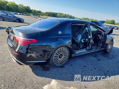 Trzecie zdjęcie samochodu z tyłu: 2021 MERCEDES-BENZ S MERCEDES-MAYBACH S 580 4M VIN:W1K6X7GB4MA043848 - miniatura