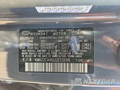 Zdjęcie 13 z 13 samochodu: 2020 HYUNDAI TUCSON SE VIN:KM8J2CA46LU213688 - miniatura